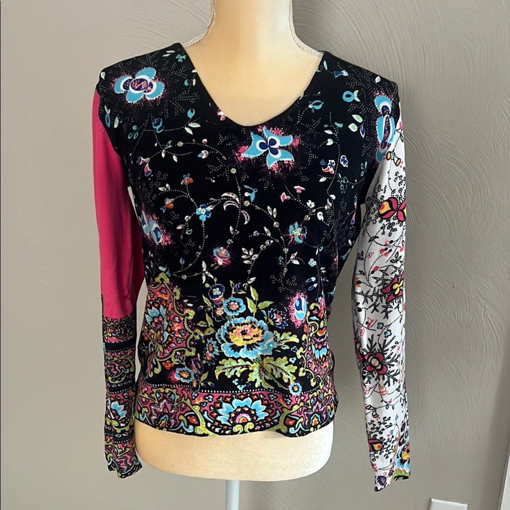 Floral Multicolor Women's Sweater